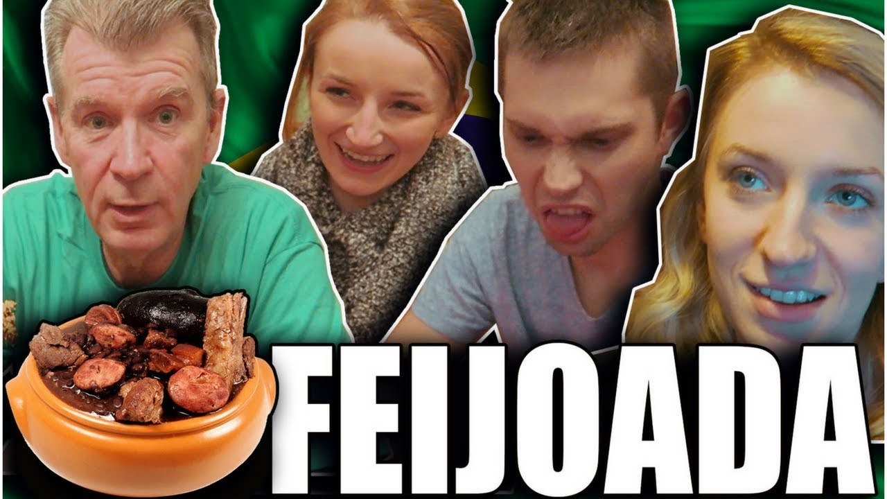 GRINGOS EXPERIMENTAM FEIJOADA!😋