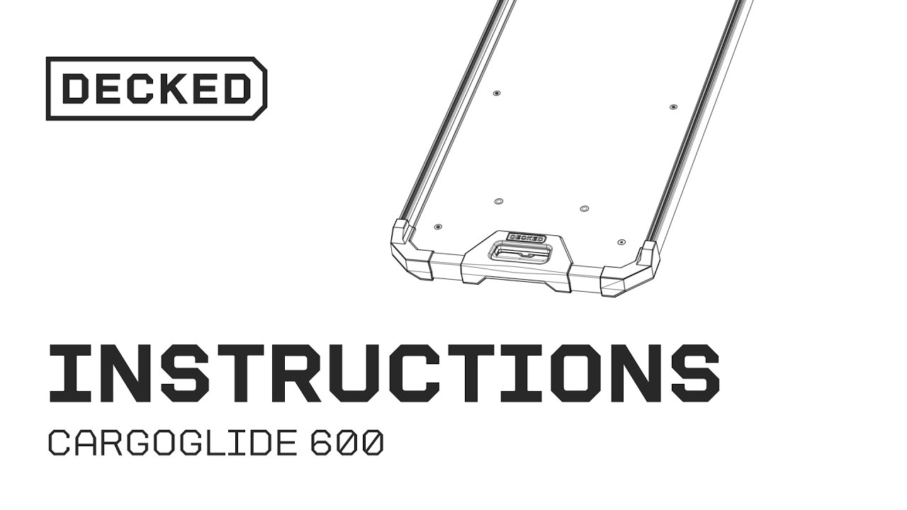 DECKED Installs | Easy Install Of The CargoGlide 600 In Your Truck Bed