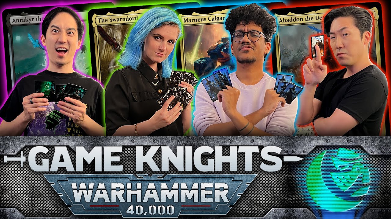 Warhammer 40,000 w/ Cosmonaut Variety Hour | Game Knights 57 | Magic Gathering Commander Gameplay