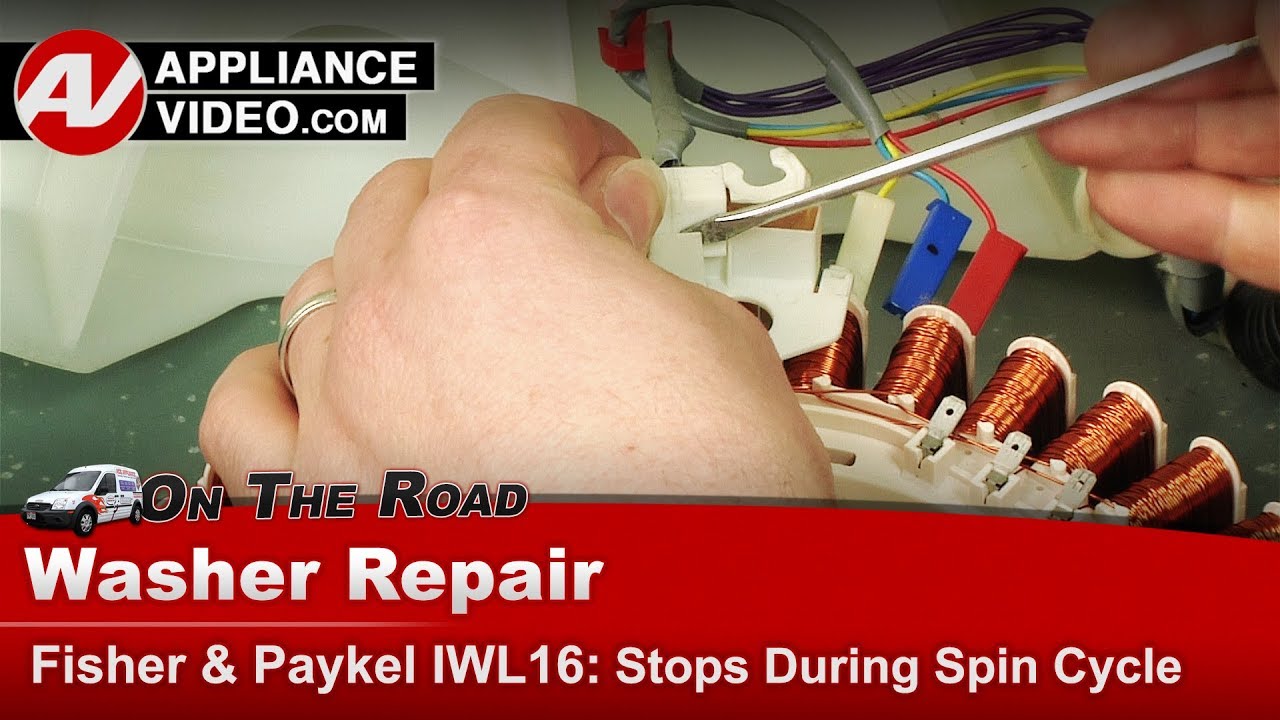 Fisher & Paykel Washer Repair - Stops During Spin Cycle - RPS Sensor Diagnostic & Repair