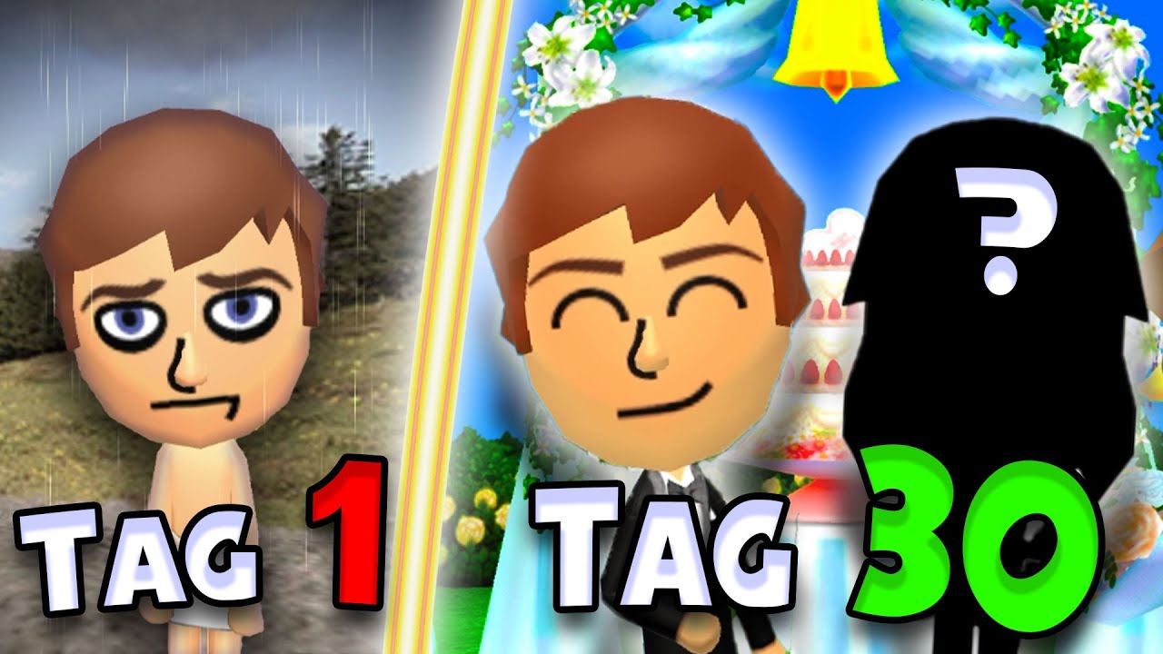 Ich habe 30 TAGE in TOMODACHI LIFE gelebt!