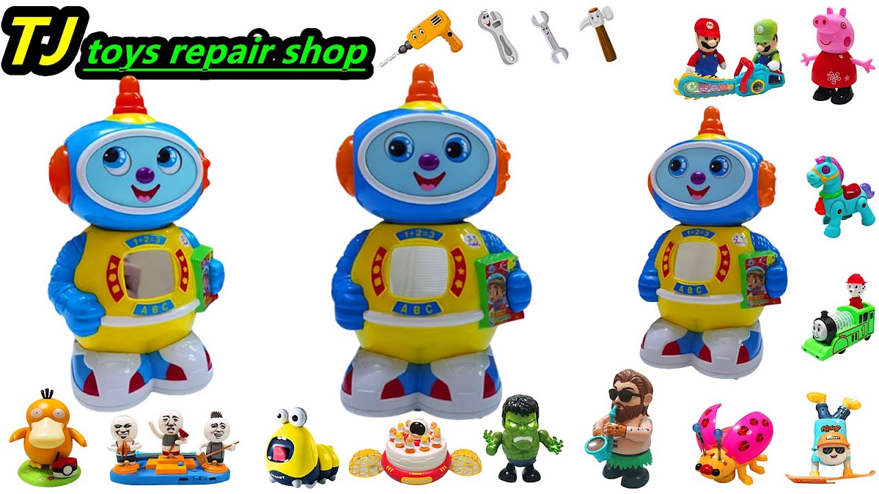 Rare Children ElectricToy Restoration【Cute space robot baby Repair】