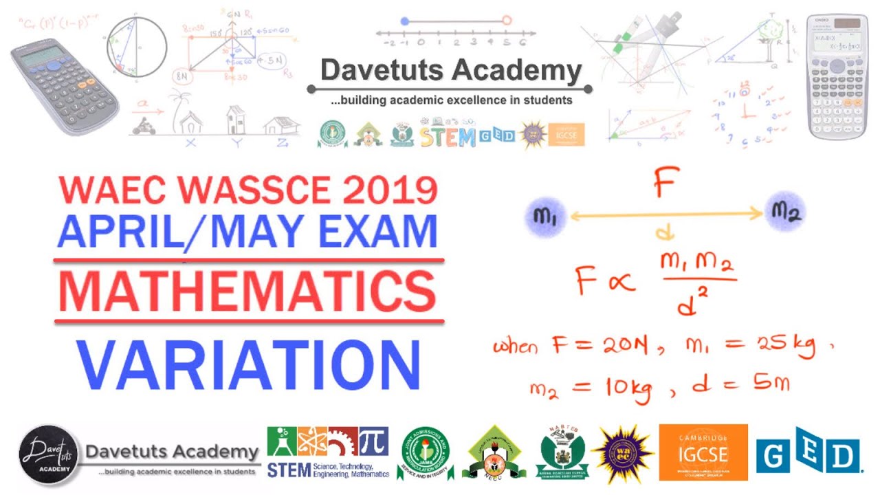 Вариант решения - Пример решения задачи из экзамена по математике WAEC WASSCE 2019.