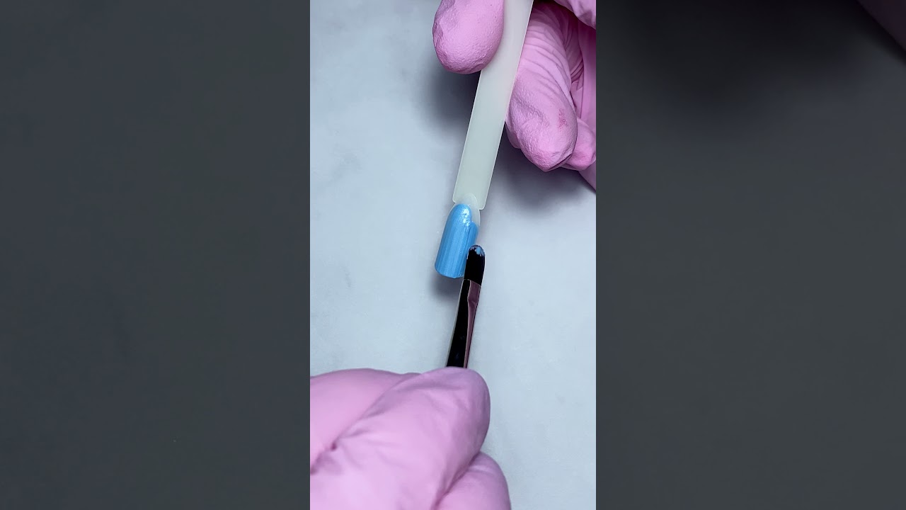 UV / LED Color Gel - Metallic Himmels Blau - Art. 80186