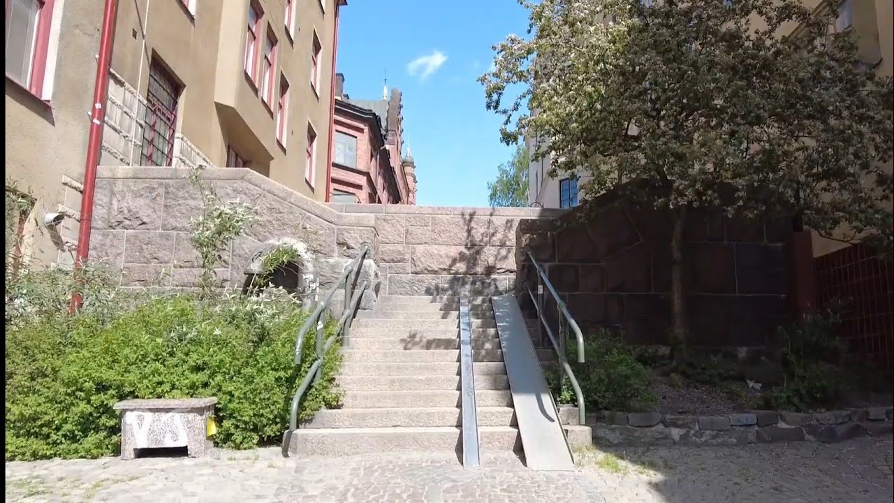 🇸🇪Walking in Stockholm Södermalm from Hornsgatan to Monteliusvägen with nice view - No talking