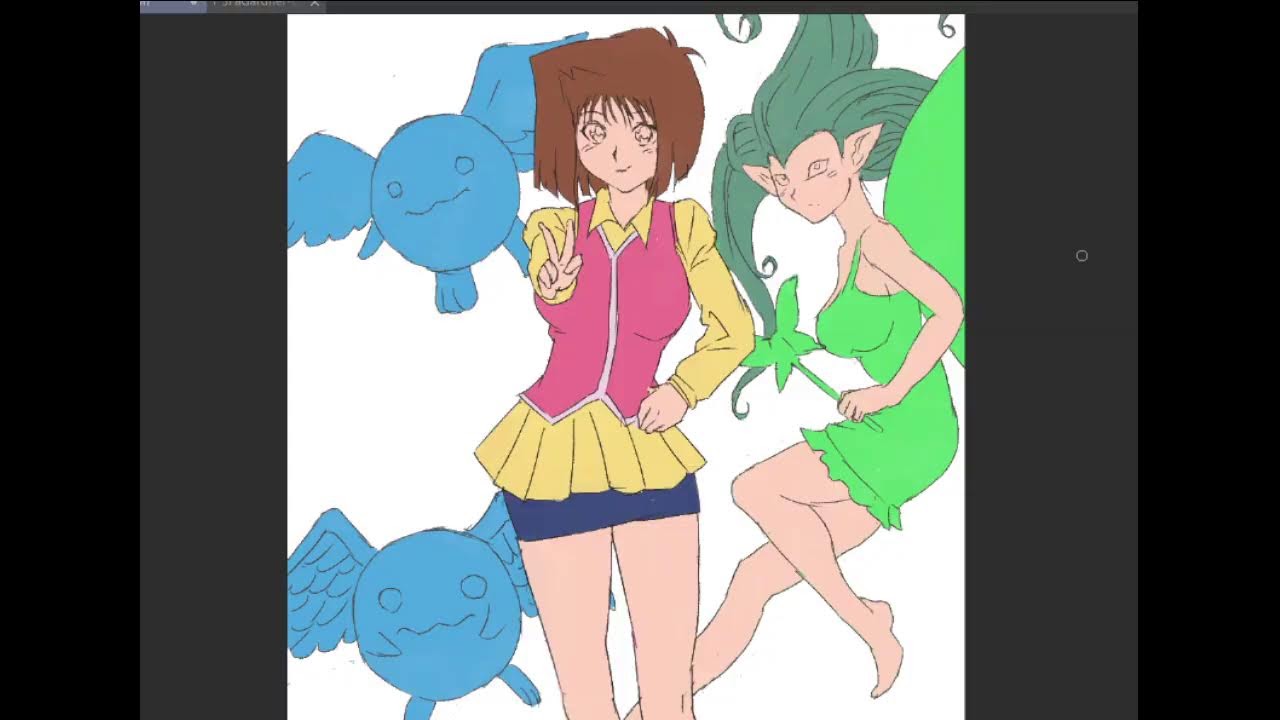 Pororin Draws and Plays Live Stream - Duelist Kingdom Tea Gardner From YGO Duel Monsters