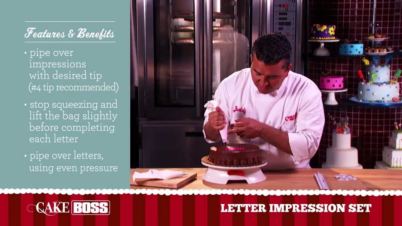 How To Write Perfect Letters On Cake - Cake Decorating Supplies - Cake Boss Baking