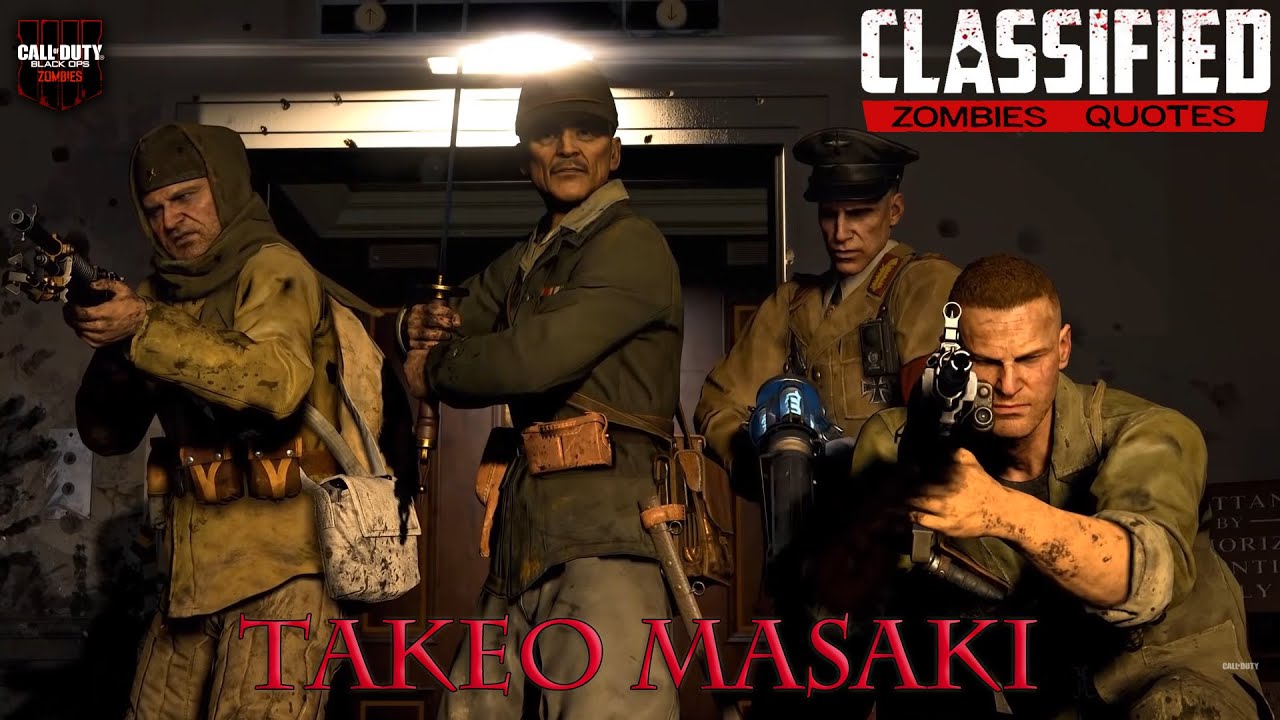 Секретные цитаты - Такео Масаки - [Call of Duty: Black Ops IIII Zombies]