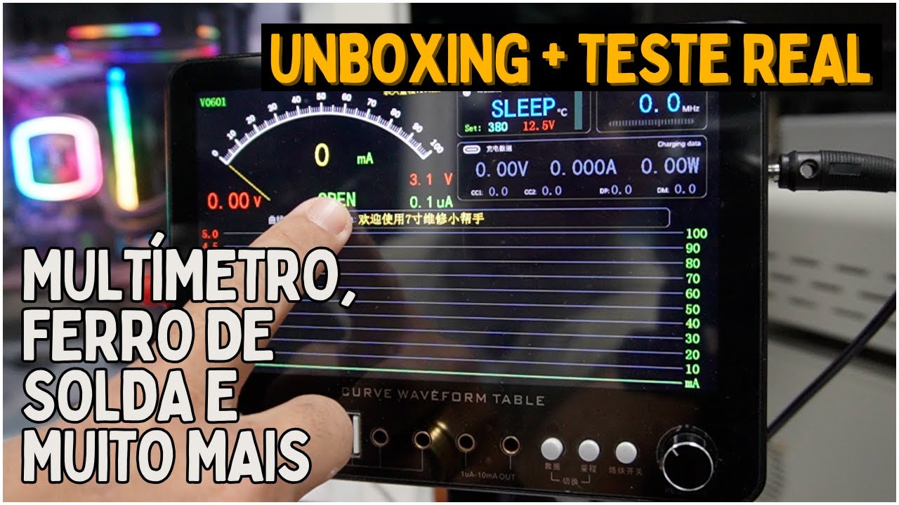 Unboxing TBK D7: isso NÃO é só um multímetro