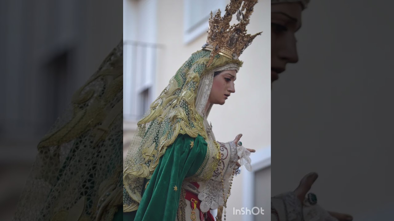 Chiclana(Cádiz).Peregrinación de María Stma de las Lágrimas y Esperanza a las Hermanitas de la Cruz