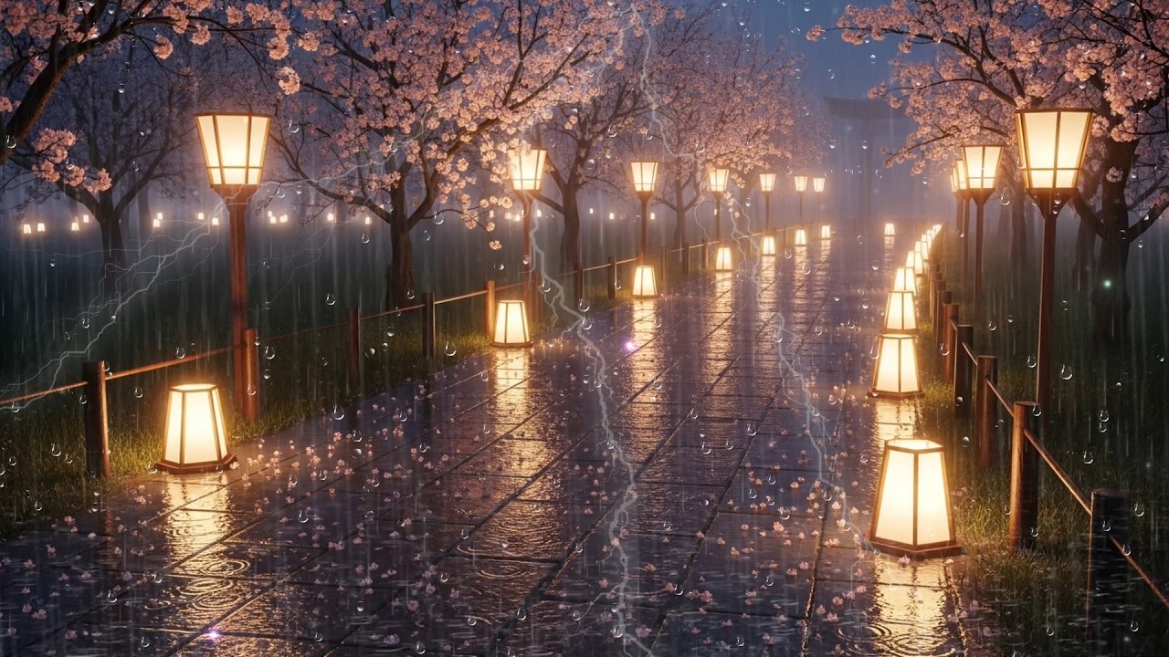 Rain Sounds for Sleeping 🌙 1 Hour Calm Rain Ambience