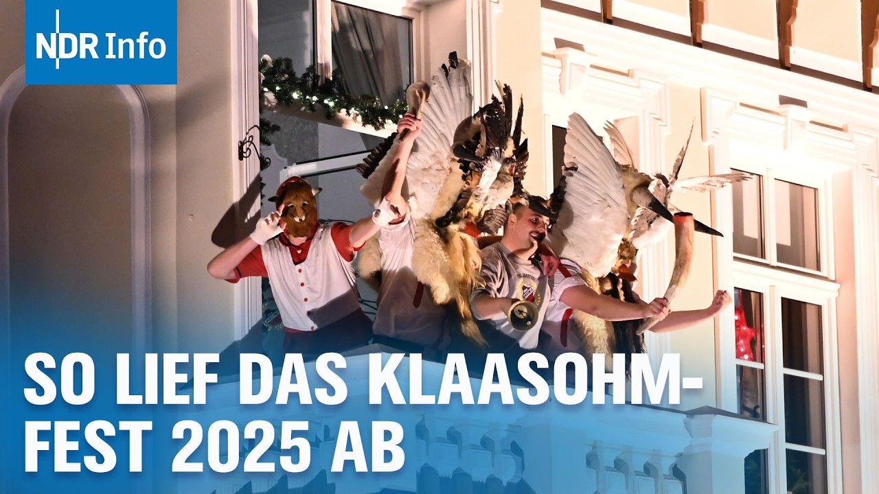 Borkum feiert Klaasohm - ohne Schl&auml;ge mit Kuhh&ouml;rnern | NDR Info