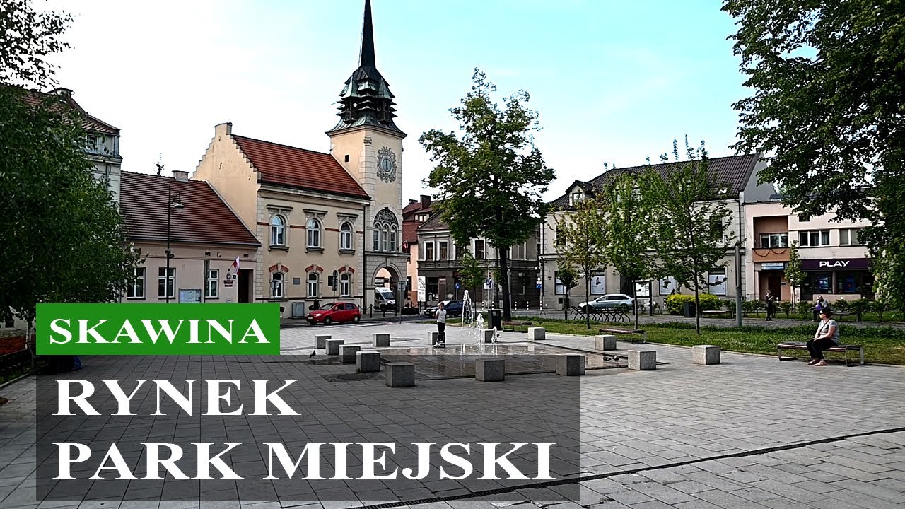 SKAWINA - Rynek - Park miejski