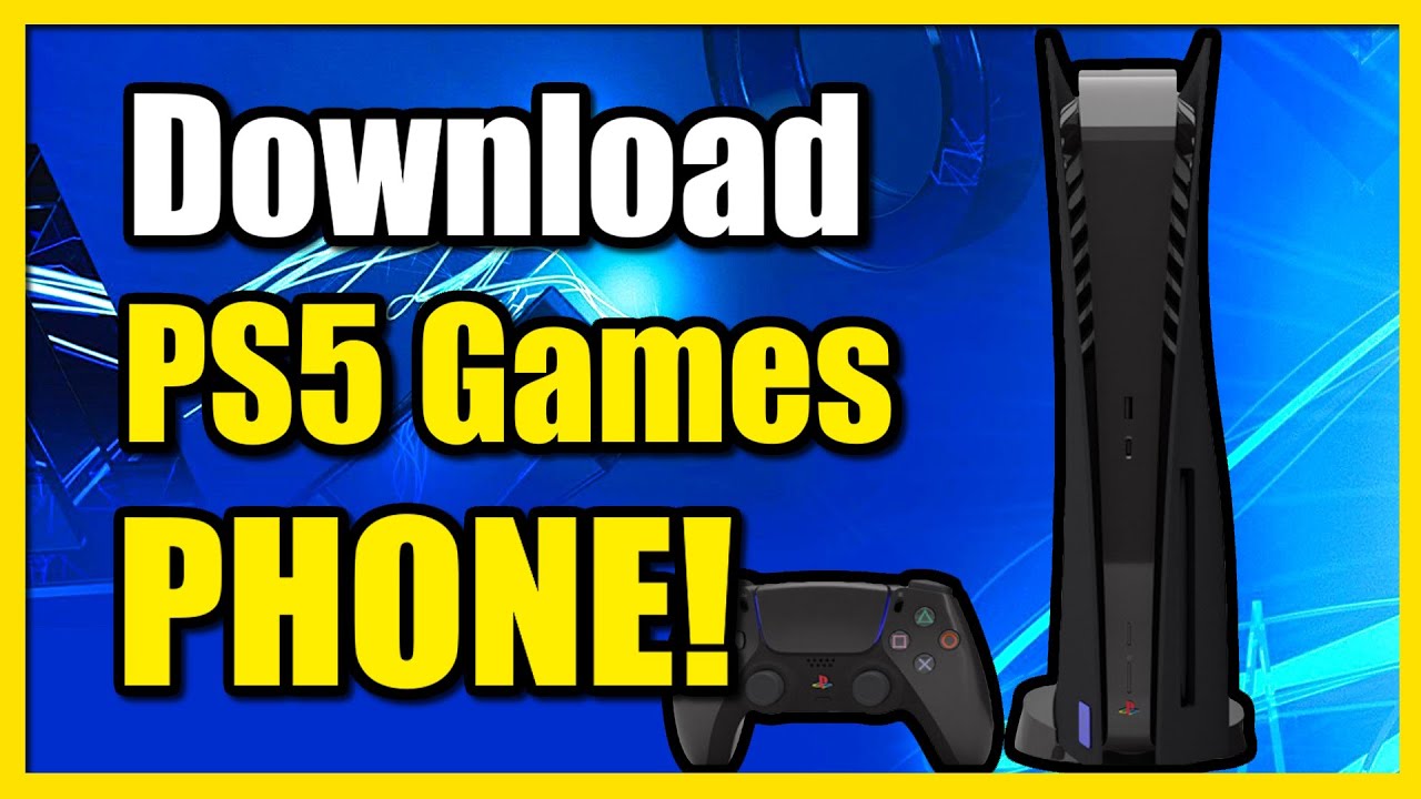 How to Download PS5 Games from Phone (PlayStation App)