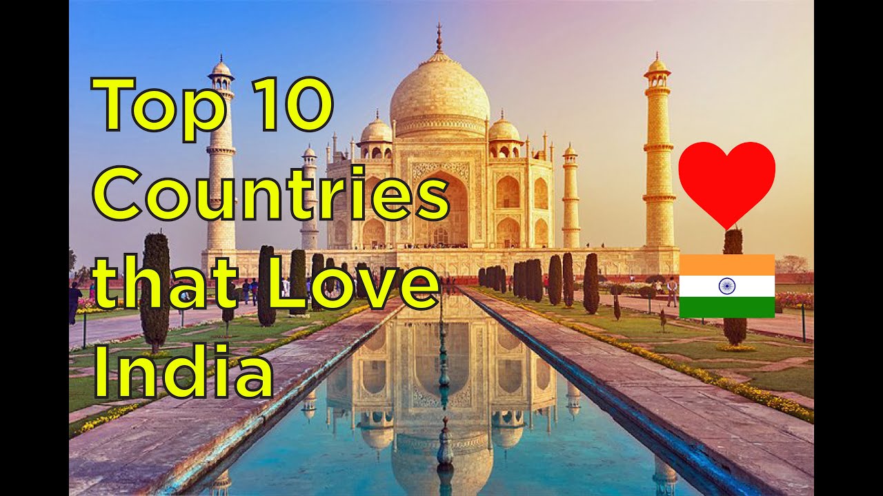 🇮🇳 Top 10 Countries that love India | 10 Countries that support India | Diamond Stats