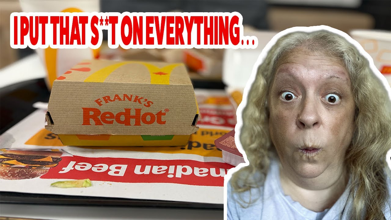 McDonald's NEW Frank's RedHot McCrispy & Hot Honey Sauce Taste Test 🌶️🍯