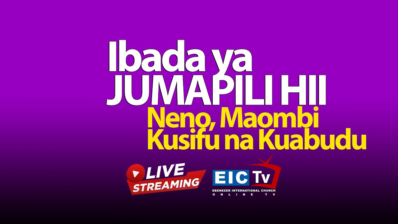(LIVE) IBADA YA JUMAPILI TAR 01.02.2026