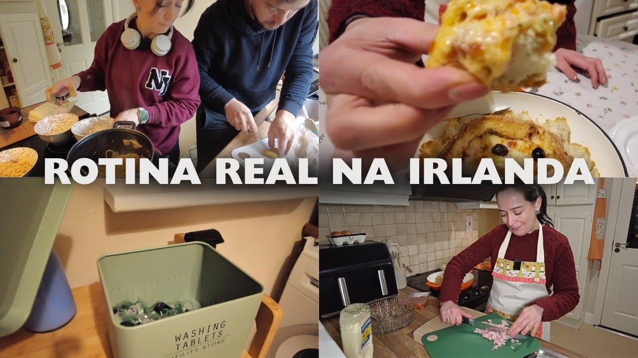 Rotina na Irlanda entre trabalho e casa, bolonhesa para jantar, mudanças na lavandaria + pinturas ❤️