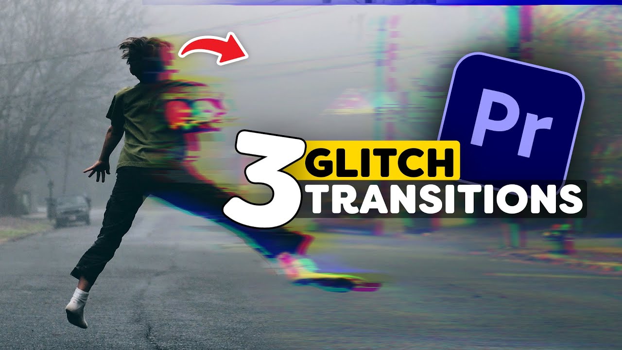 3 Easy Glitch TRANSITIONS in Adobe Premiere Pro (Tutorial)