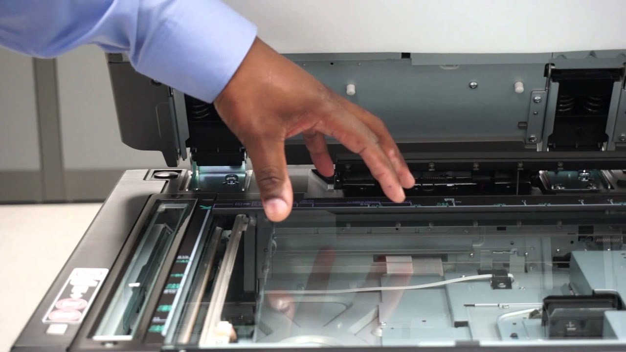 Cleaning a Copier's Scan Glass Tutorial