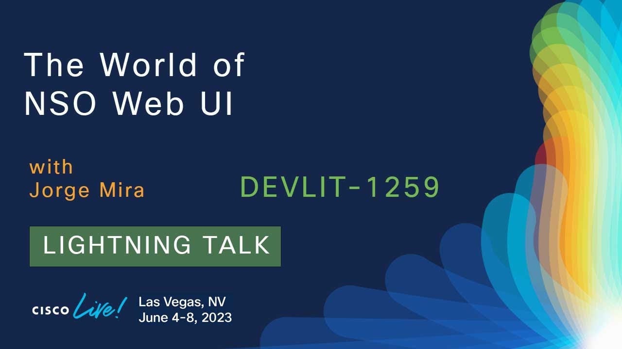 The World of NSO Web UI