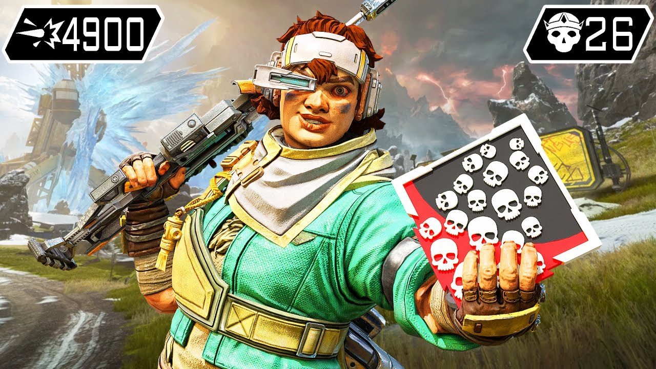 VANTAGE 26 KILLS & 4900 DAMAGE WAS INSANE (Apex Legends Gameplay)