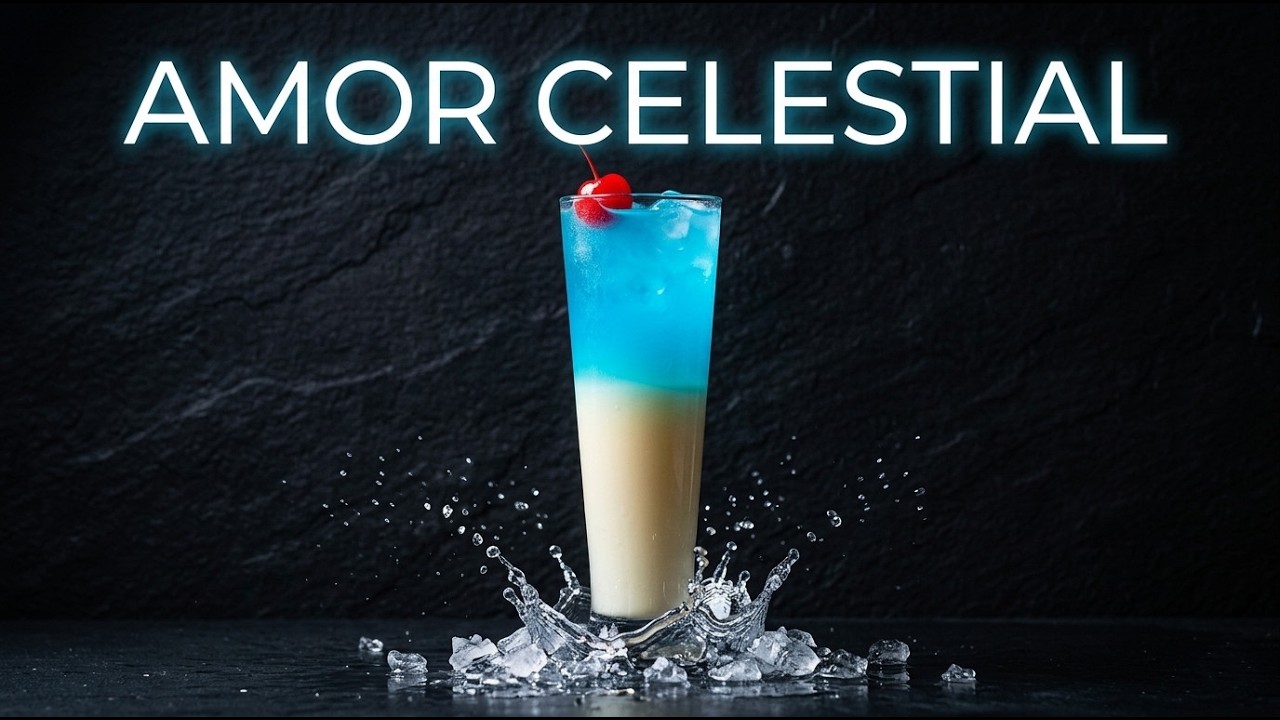 APRENDE HACER LA BEBIDA AMOR CELESTIAL.  UN COCTEL SUPER RICO
