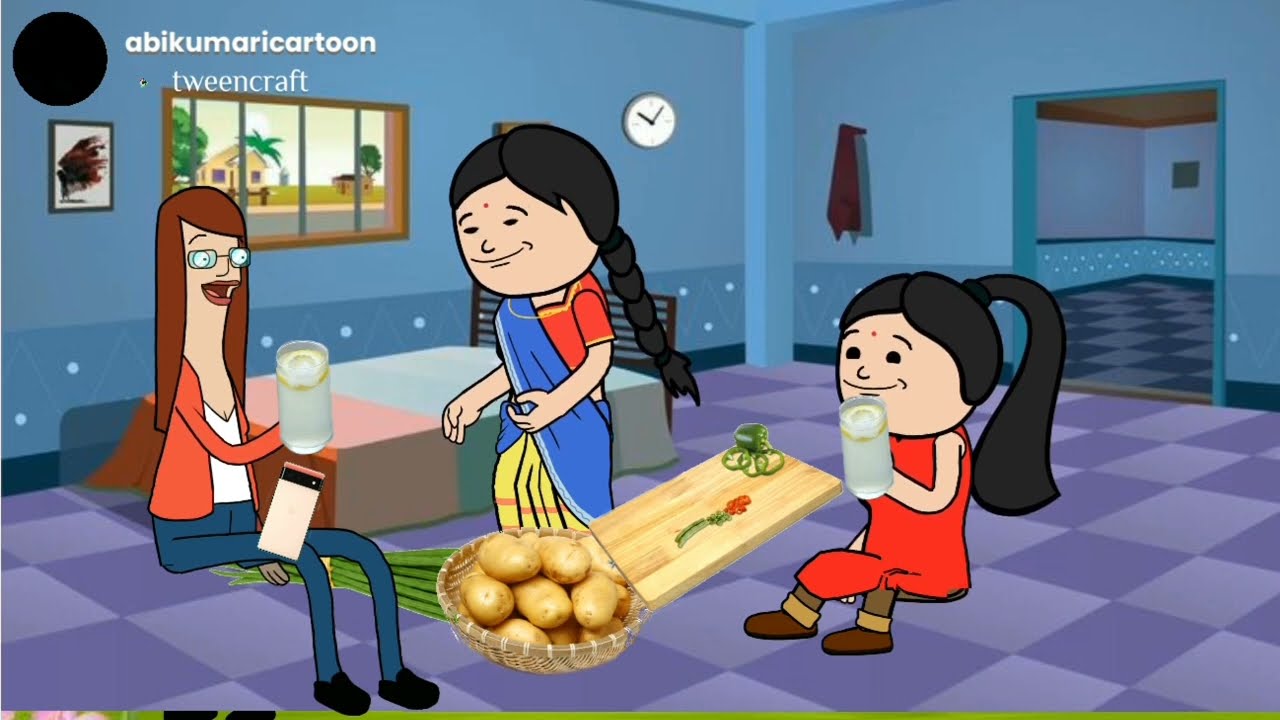 உங்க பையன் ஒரு மடச்சாம்பிராணி...நீங்க தான் புரிய வச்சி honeymoon அனுப்பனும்🤣🤣@Abi's kumari Cartoons