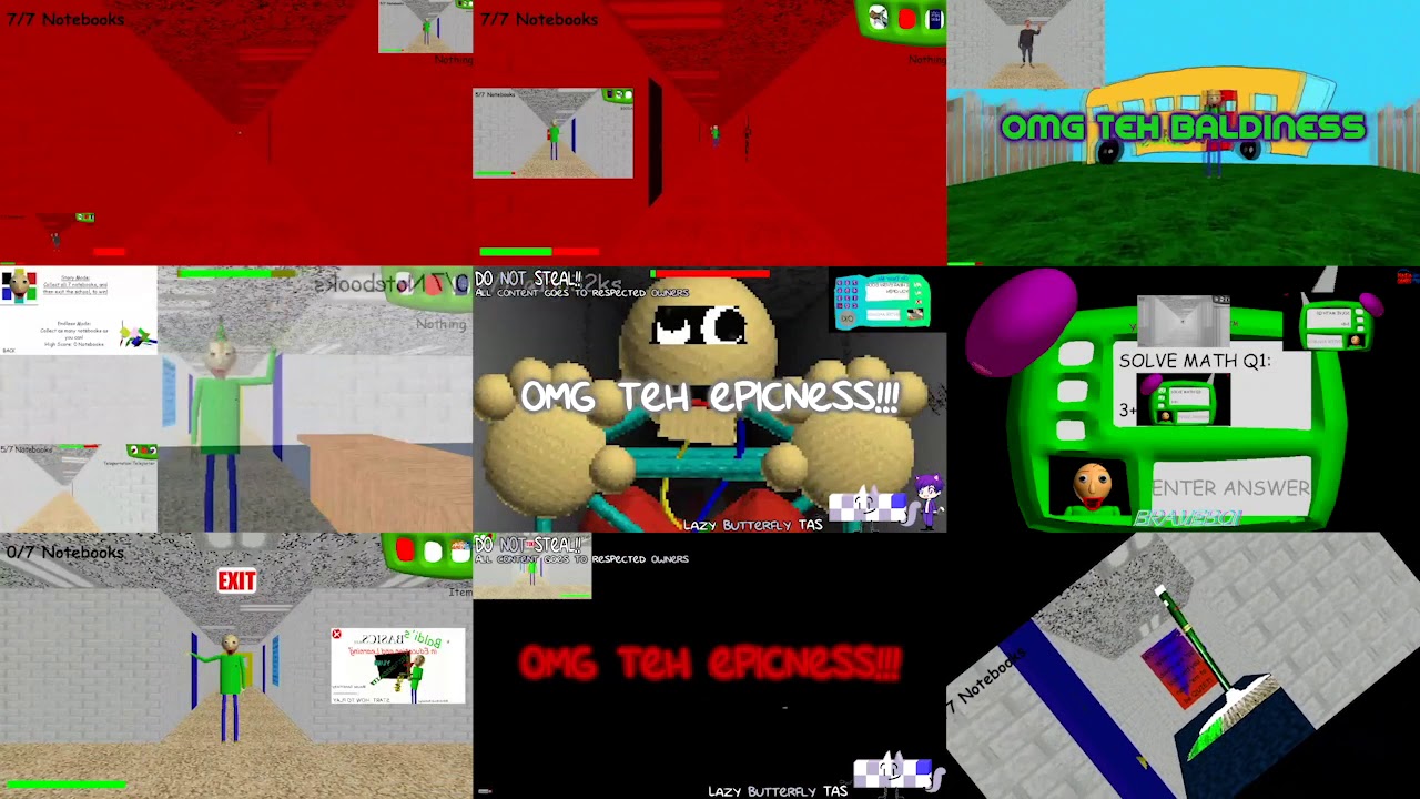 Baldi's Basics Sparta Remix Nineparison