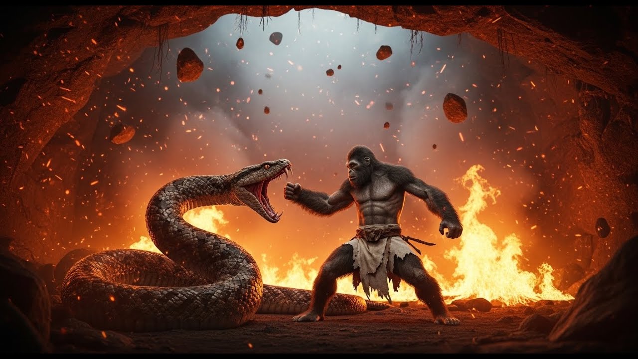 Life Million Years Ago: Primitive Man Fights Giant Snake | Episode 6: Sacred Fire and Iron