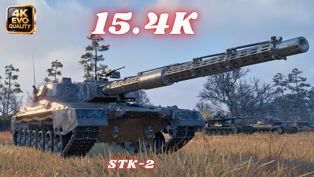 STK-2  15.4K Damage 7 Kills & 113 BO  10K Damage World of Tanks