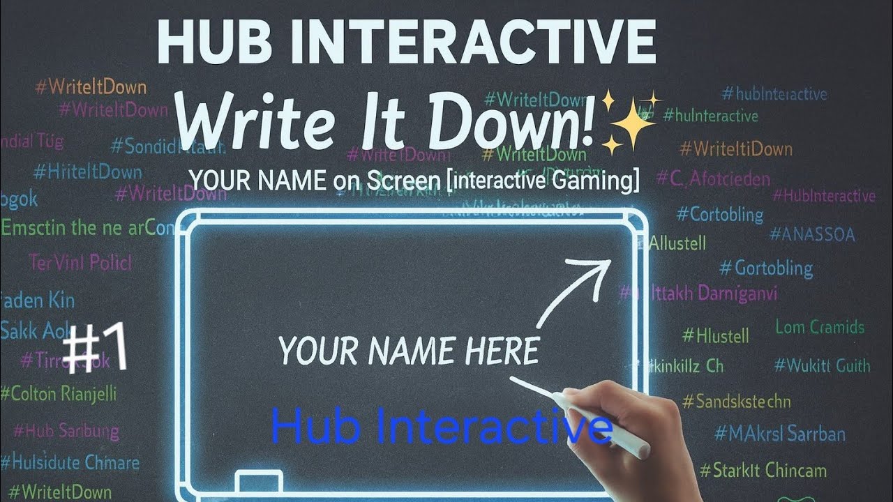 Hub Interactive Lets write it down