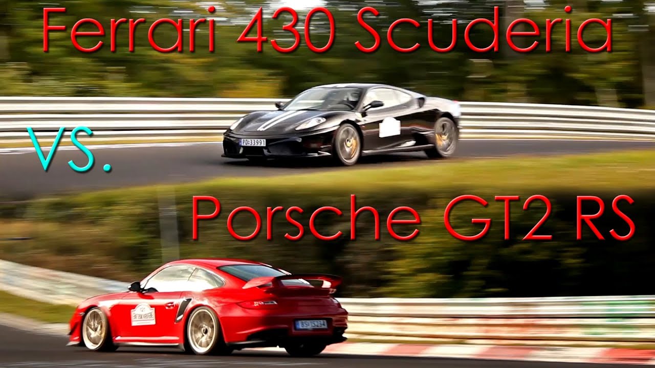 Ferrari 430 Scuderia Vs. Porsche GT2 RS - GT Events N&uuml;rburgring 2012 - 1080p HD