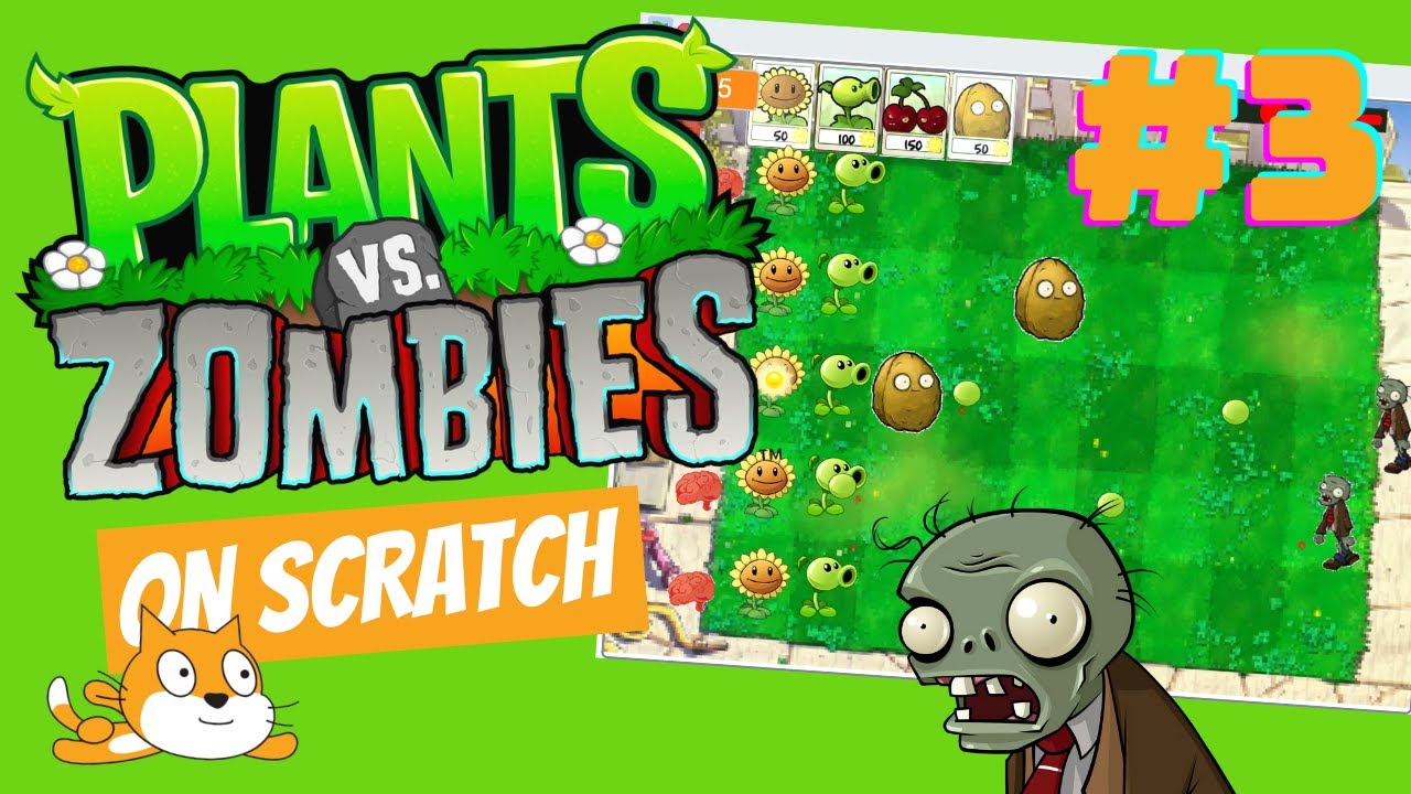 Как создать игру Plants vs Zombies в Scratch Часть 3