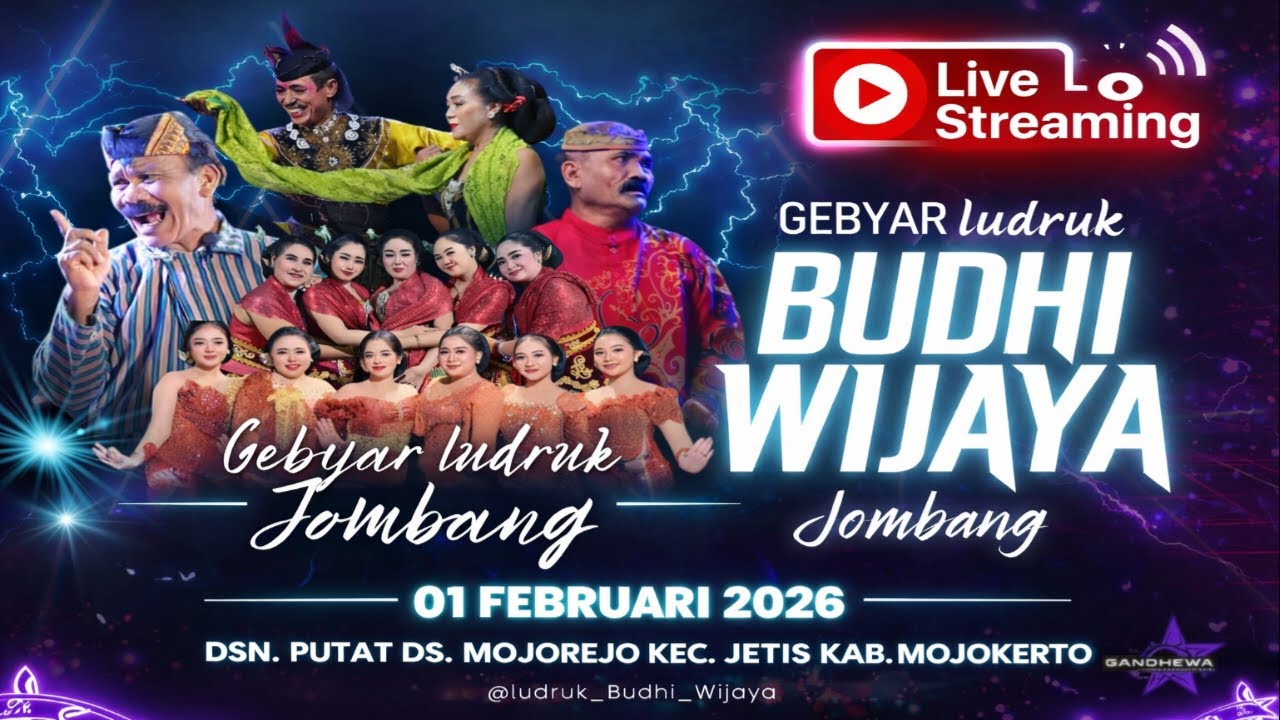 🔴📡LIVE GEBYAR SENI LUDRUK BUDHI WIJAYA || DSN. PUTAT DS. MOJOREJO KEC. JETIS KAB. MOJOKERTO