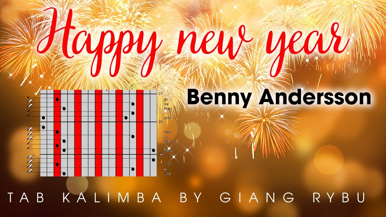 HAPPY NEW YEAR | TAB KALIMBA | KTABS + TAB CHỮ + TAB SỐ
