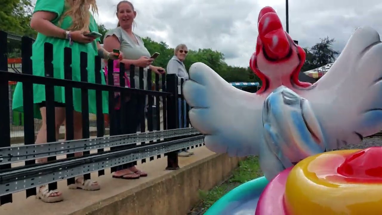 The Train  On Ride POV. Clifton Park Rotherham. August 28th, 2023.