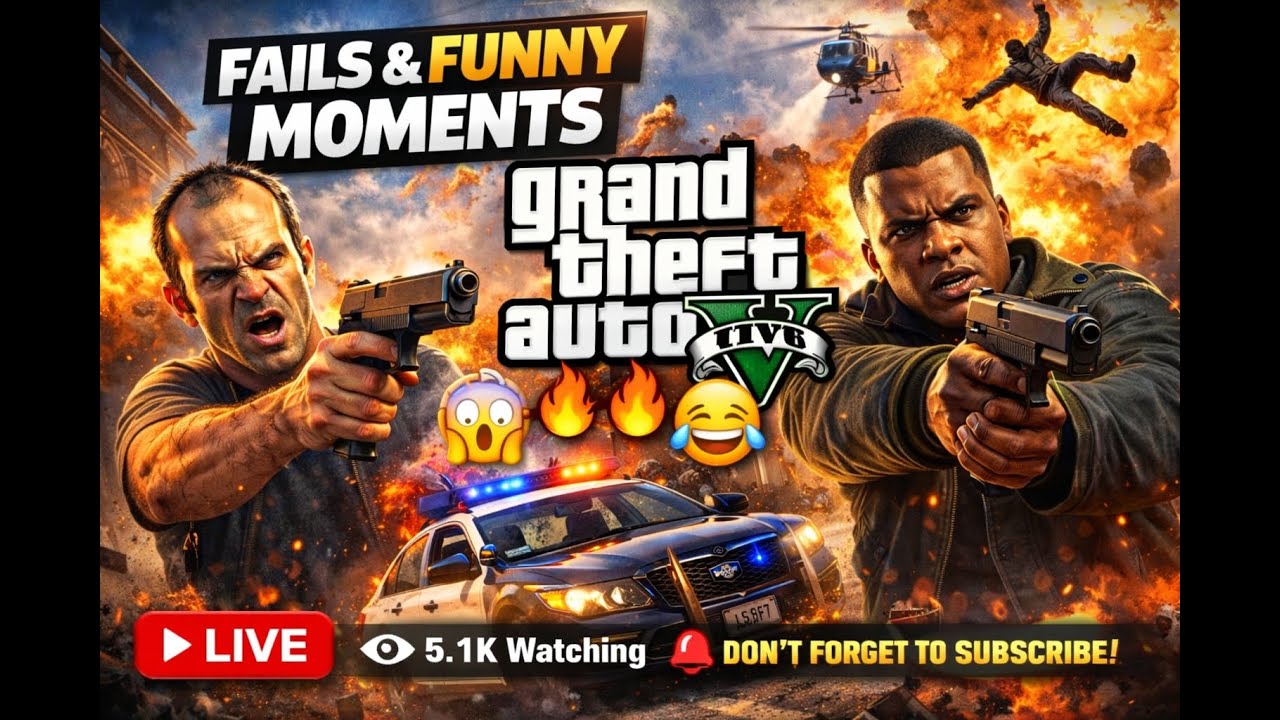 🔴GTA 5 LIVE Full Chaos in Los Santos Explosions Cops Madness Day1064 #shortsfeed