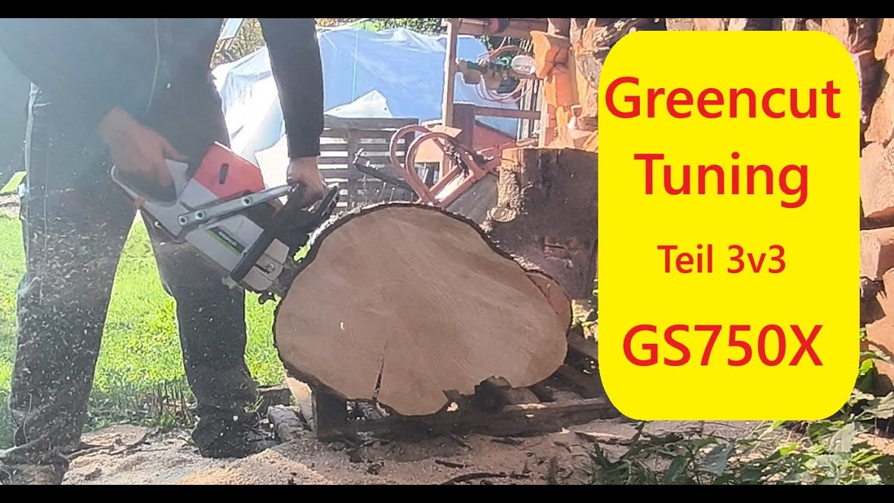 Greencut Tuning Teil 3v3 - GS750X mit 77cm³ Big Bore Zylinder geportet, Hyway Pop-Up und vielem mehr