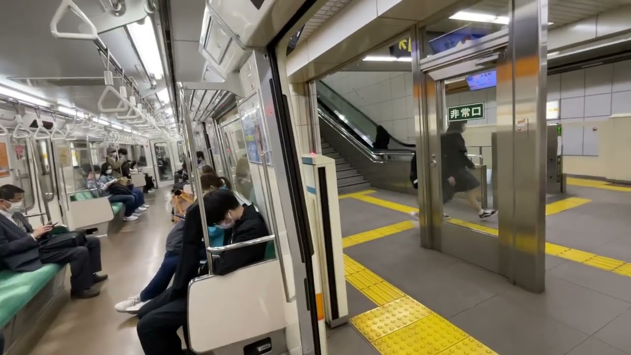大阪メトロ今里筋線全区間(井高野駅〜今里駅)の車内での案内表示器や自動アナウンス、後面展望などを80系第01編成から収録してみた！