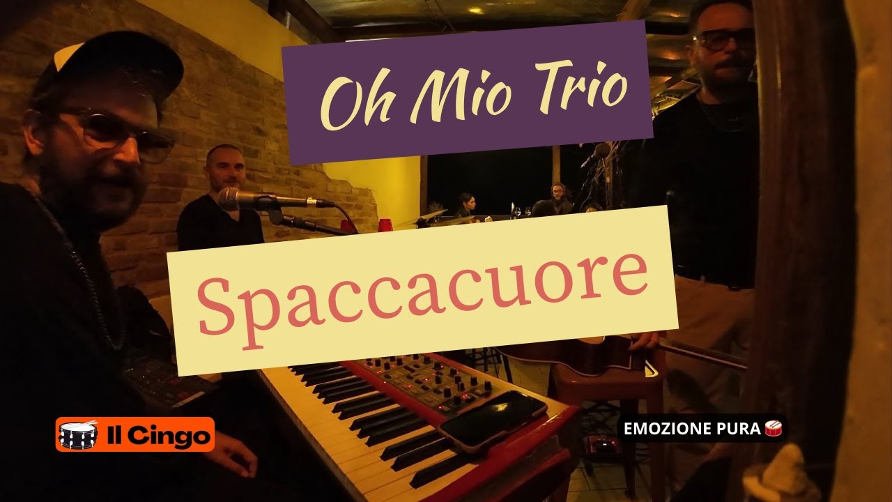 Spaccacuore – Samuele Bersani live | Oh Mio Trio – POV Batteria