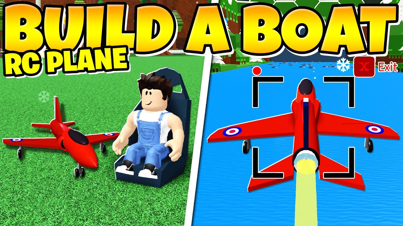 WORKING RC PLANE IN Build a Boat!