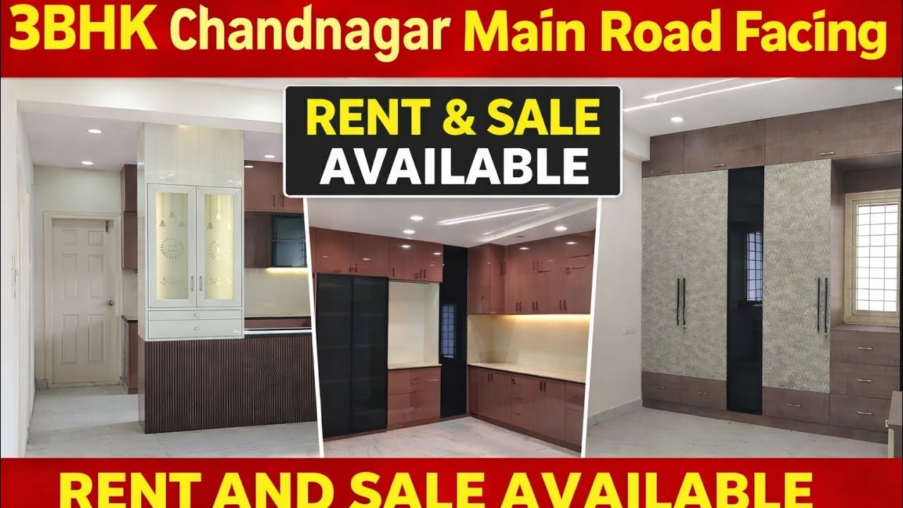 Ready to Move 3BHK Flats in Chanda Nagar | Easy Access to Gachibowli, Kondapur & Tellapur