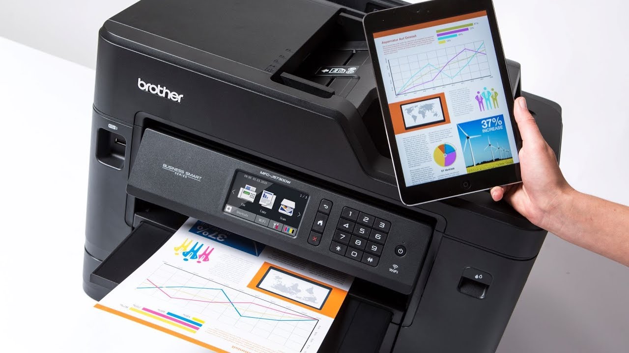 Product tour Brother MFC-J5730DW. Impressora  Multifunções Tinta Profissional