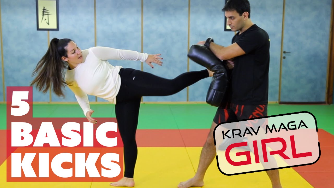 Krav Maga Girl | 5 Basic Kicks for Beginners