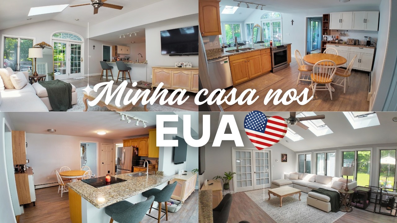 Tour pela minha casa nos EUA 🇺🇸 | meu cantinho no sonho americano