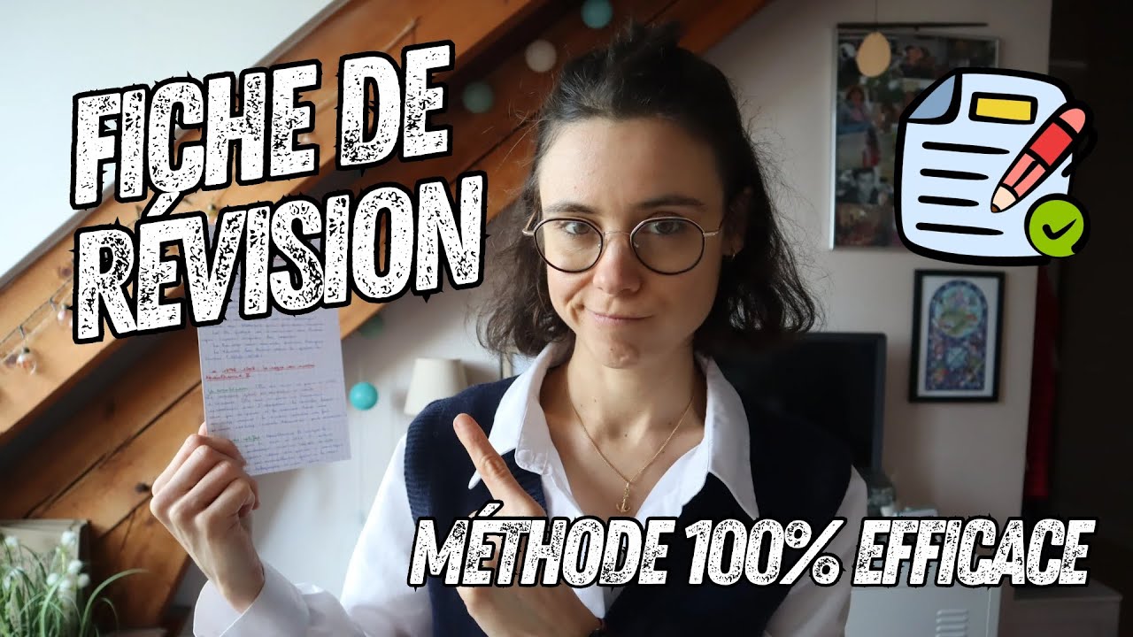 Méthode 100% efficace pour réaliser une fiche de révision