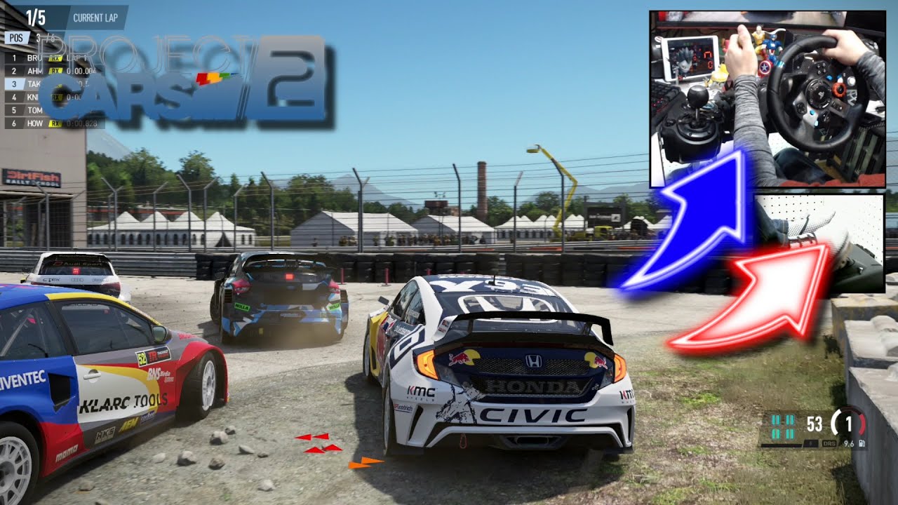 Honda Civic Coupe Rallycross / Logitech G29 Project CARS 2