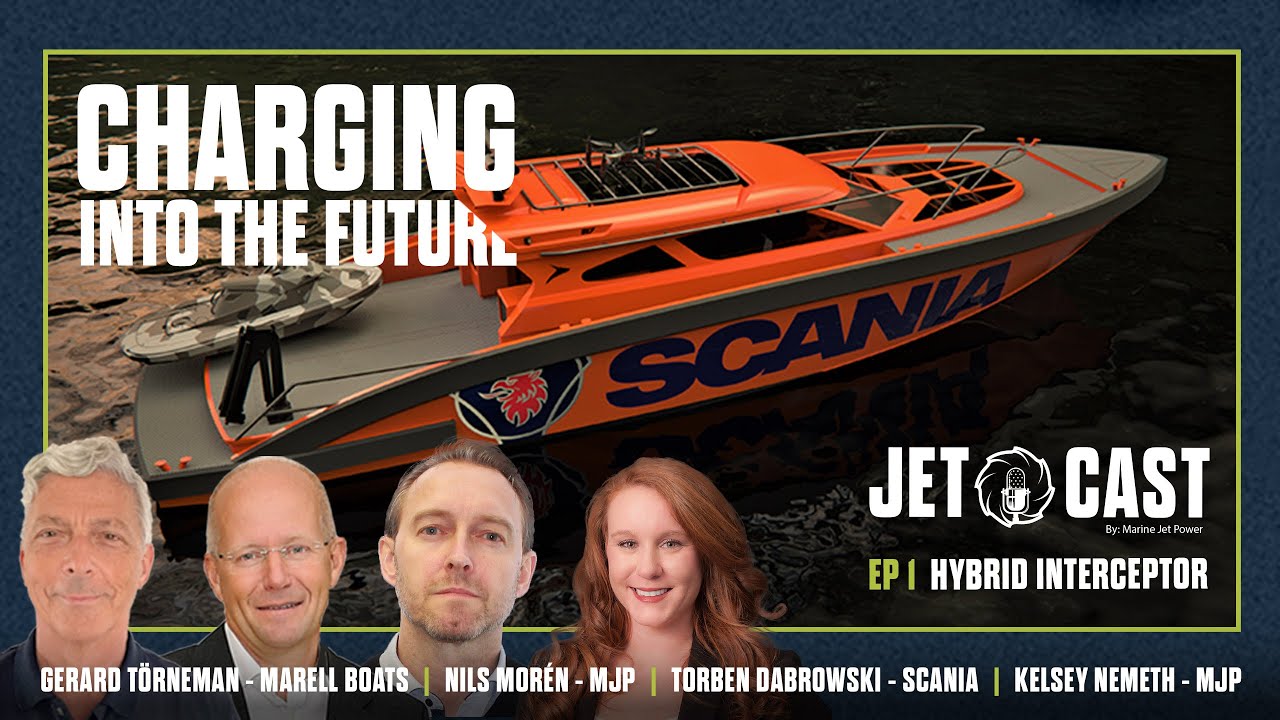 JetCast EP 1 - M17 Hybrid Interceptor -  | Marell Boats | Scania E-Machine | MJP Waterjets