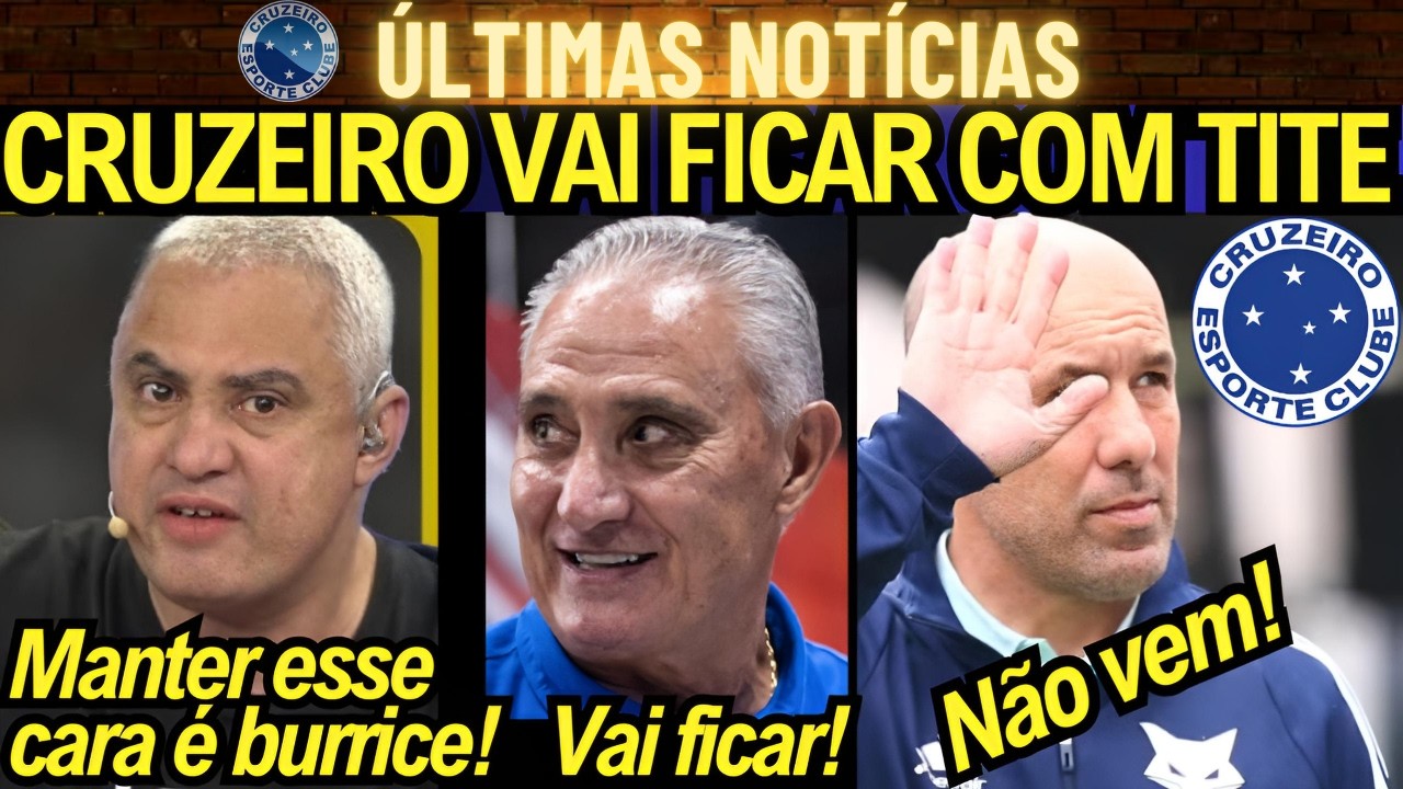 🦊AGORA FERROU! TITE VAI FICAR NO CRUZEIRO! JARDIM NÃO VEM! LÉLIO GUSTAVO MANDOU A REAL SOBRE TITE!